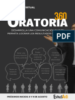 Información Oratoria 360 - Agosto