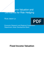 12 Fixed Income Valuation and Derivatives For Risk Hedging