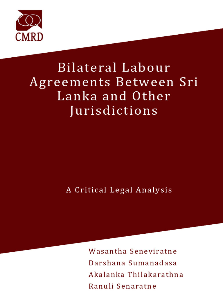 Bilateral - Labour - Agreements - Between - Sri Lanka - and - Other ...