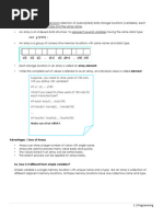 Module 7 Arrays