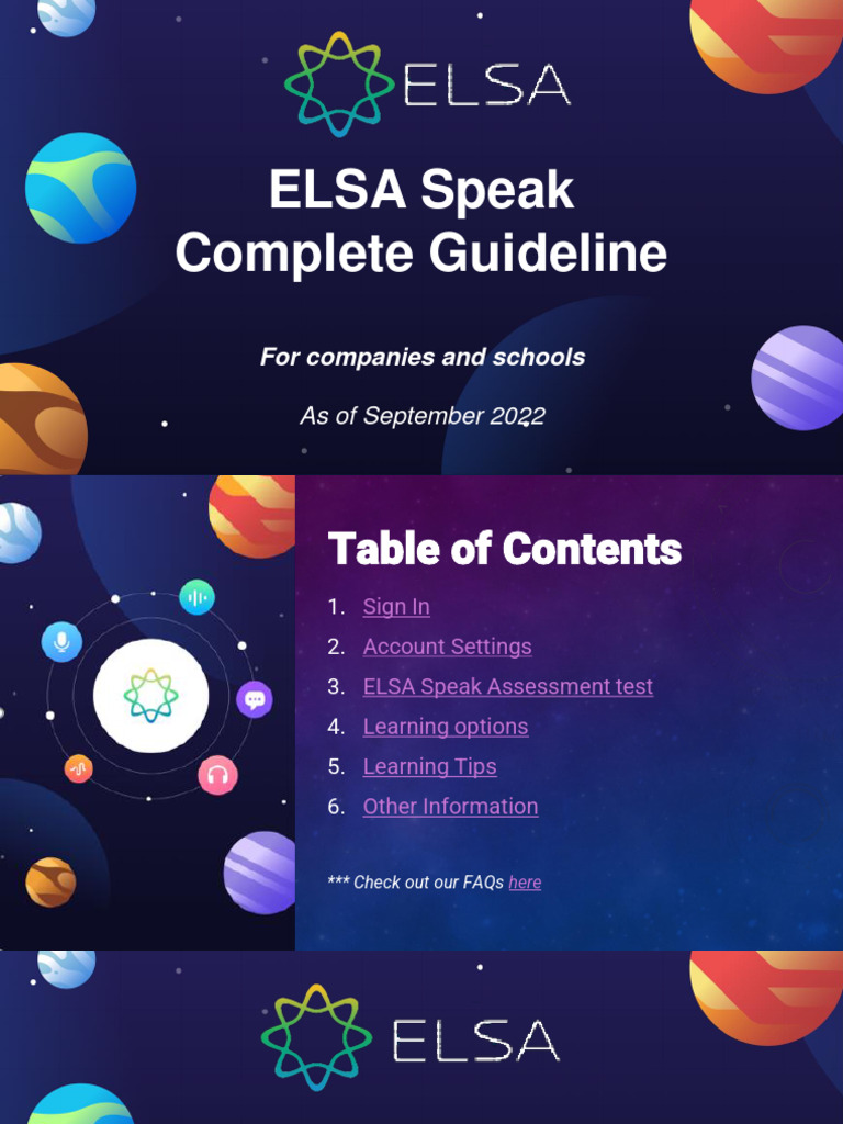 En Elsa Complete Guideline For Schools And Companies Pdf