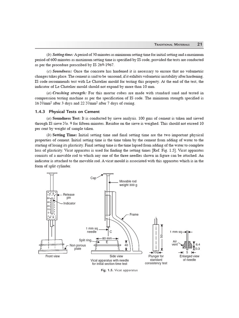 Basic Civil Engineering - 8 | PDF | Cement | Physical Sciences