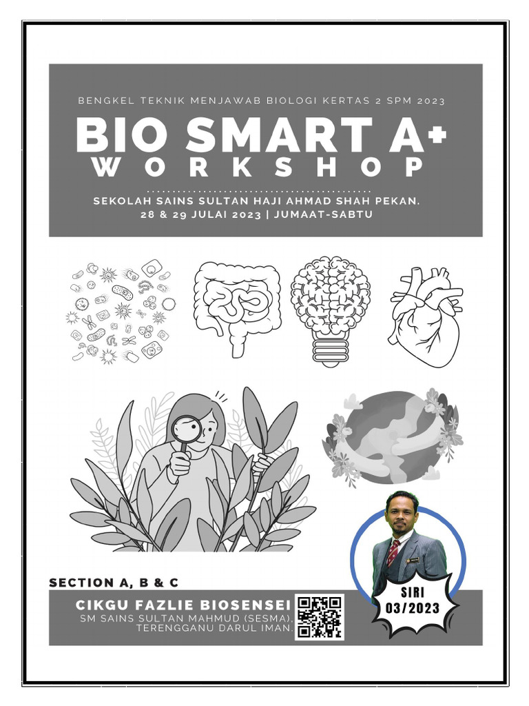 Bio Smart A+ SPM Biology Workshop 2023 | PDF | Computers