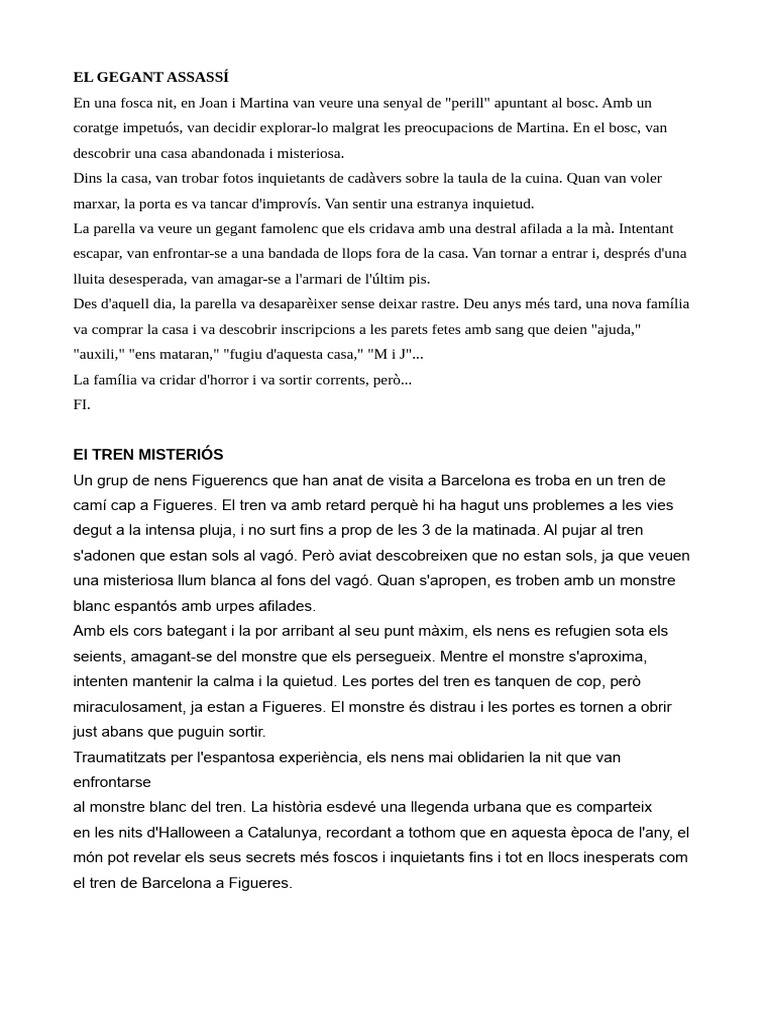 Històries de Halloween | PDF