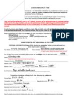 Cardholder Dispute Form 2022 - MC