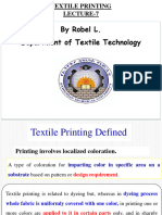 7 - Introduction To Textile Printing