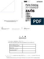 15670326-Hitachi Zaxis Zx120-3 Zx130-3 Zx130k-3 Zx130lcn-3 Excavator Equipment Components Parts Catalog Manual - Unlocked
