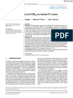 J Applied Clin Med Phys - 2022 - DePew - Direct Measurement of CTDIw On Helical CT Scans