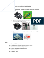 Fusion de La Fibre Optique