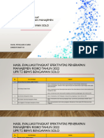 06 Hasil Evaluasi Tingkat Efektivitas Penerapan Manajemen Risiko Tahun 2022