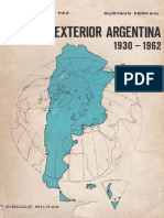 Conil Paz, Alberto y Ferrari, Gustavo. Política Exterior Argentina 1930-1962