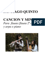 Canción y Minueto - Santiago Qinto 2 Flautas