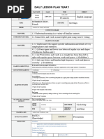 Year 3 Daily Lesson Plans Overview | PDF | Lesson Plan | English Language