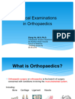 Clinical Examinations in Orthopaedics: Ziang Hu, M.D. PH.D