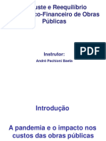 Reajuste e Reequilibrio Econômico-Financeiro Nas Obras Públicas