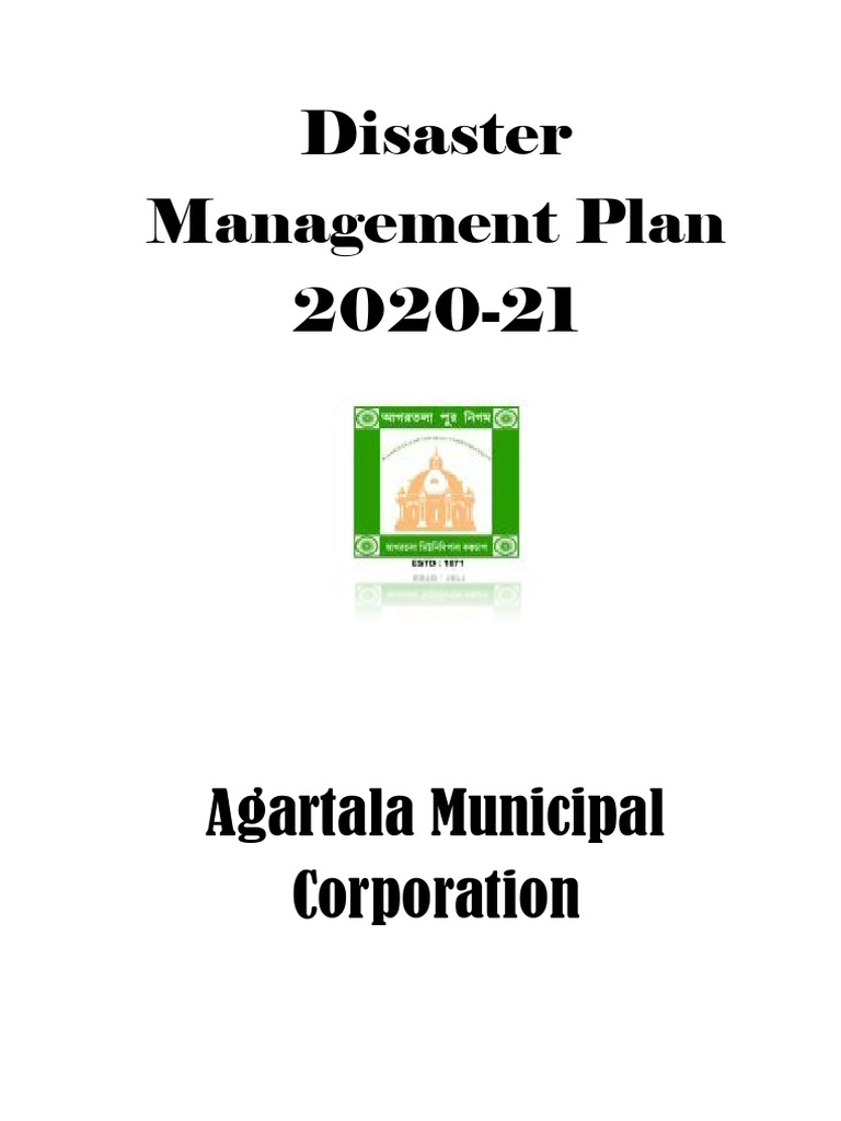 Disaster Management Plan 20 | PDF | Earth Sciences