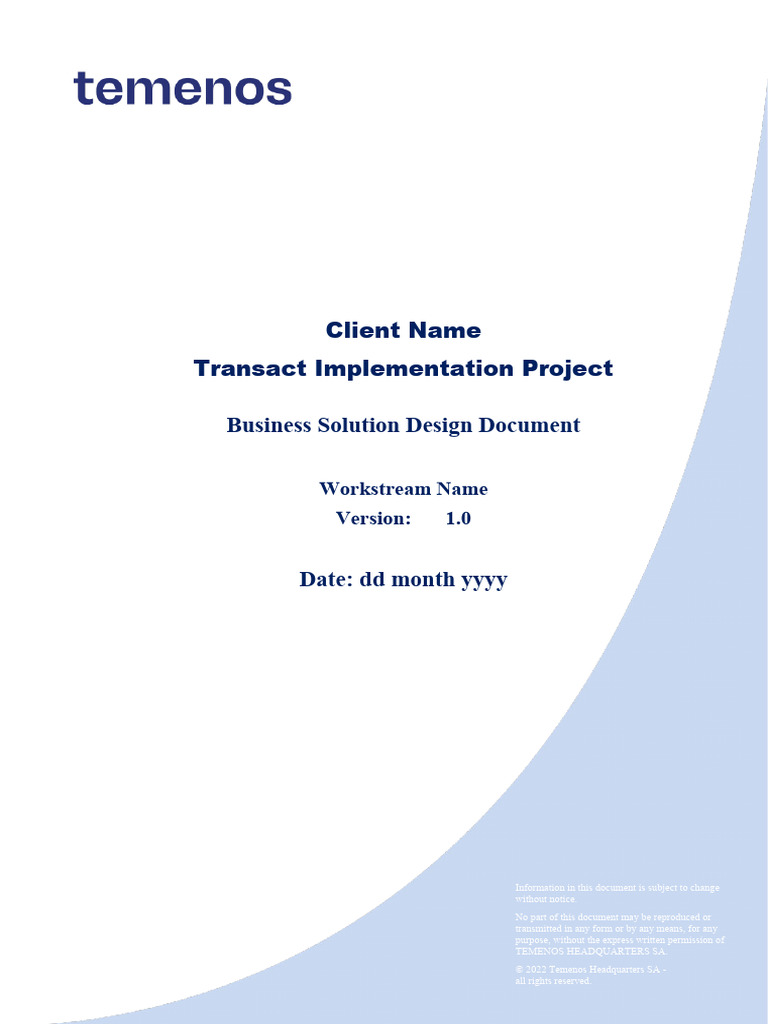 BSDD Template | PDF