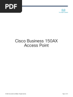 Point D'accès Cisco Business 150ax Wi-Fi 6 – 2x2, Port 1 GbE – Comme Neuf
