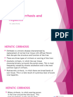 Hepatic Cirrhosis and Hepatitis: Dr. Lubna Dwerij