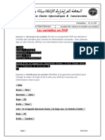 Exercice php