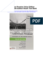 American Promise Value Edition Voulme II 6th Edition Roark Test Bank