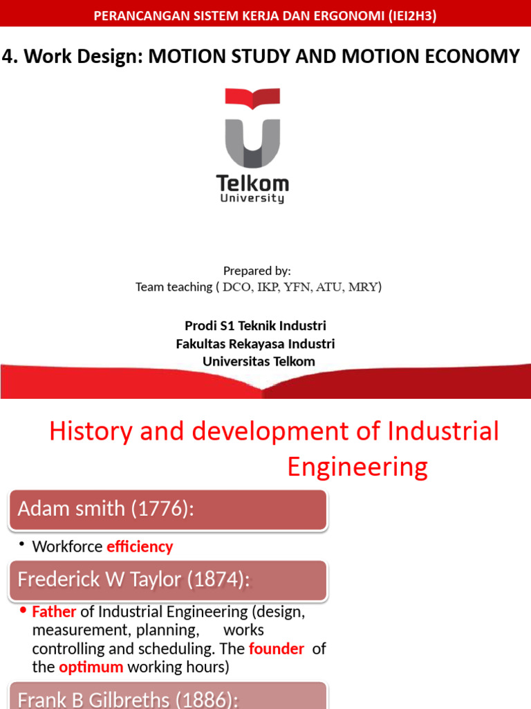 Motion Study and Ergonomics in Work Design | PDF