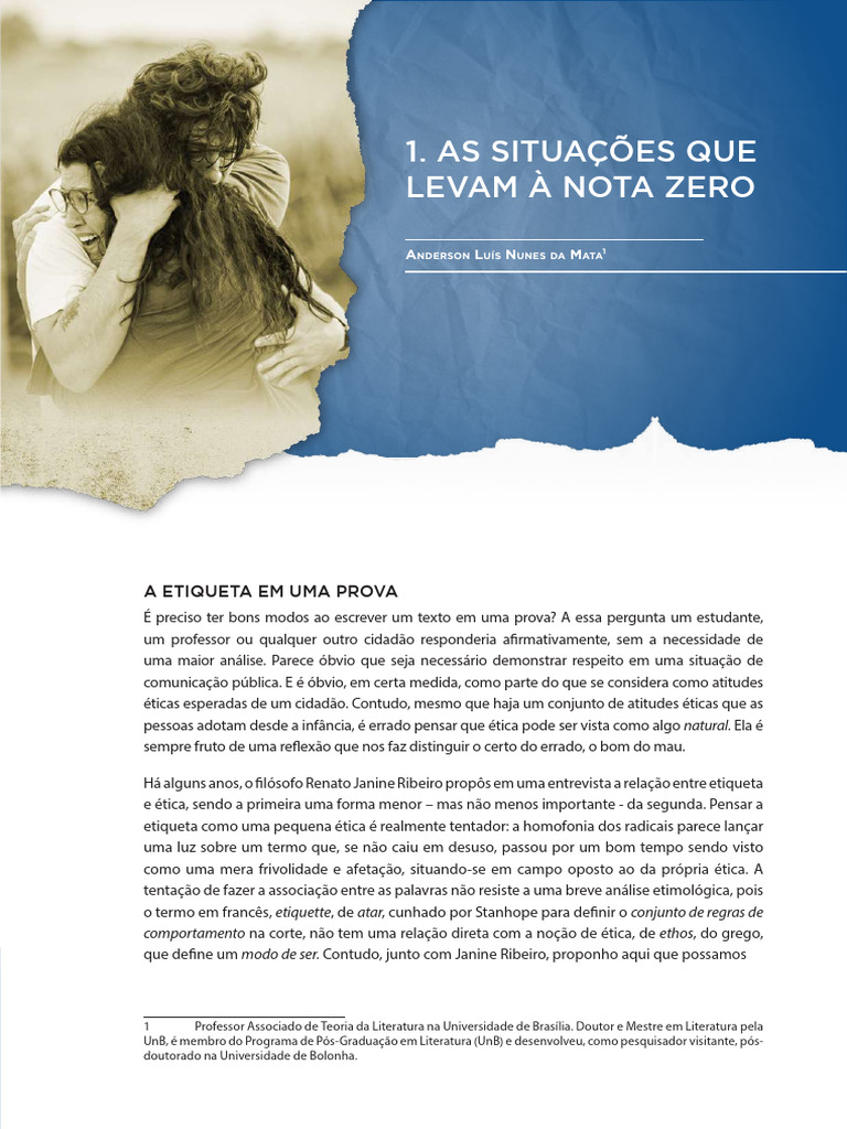 Etiqueta e Nota Zero no ENEM | PDF