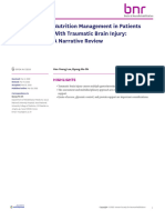 Nutrition Management in Patients With Traumatic Brain Injury: A Narrative Review