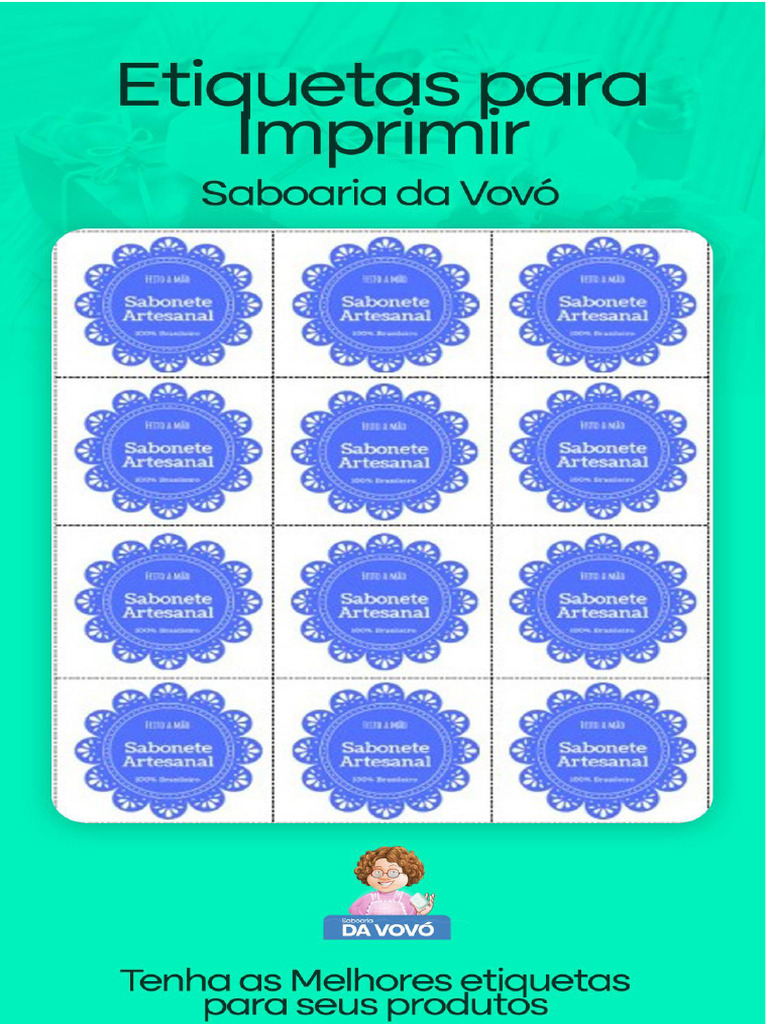 Etiquetas para Imprimir Sabonete | PDF