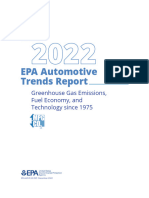 The EPA Automotive Trends Report: Greenhouse Gas Emissions, Fuel Economy, and Technology Since 1975