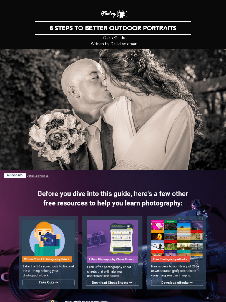 8 Steps for Stunning Outdoor Portraits | PDF | Portrait Photography ...