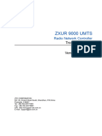 ZXUR 9000 UMTS (V4.11.20) Radio Network Controller Troubleshooting