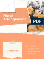 Peach Flower PapercraftCollage Creative Presentation