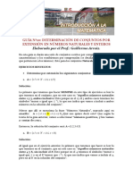 N 10 Determinación de Conjuntos Por Extensión (Naturales y Enteros)