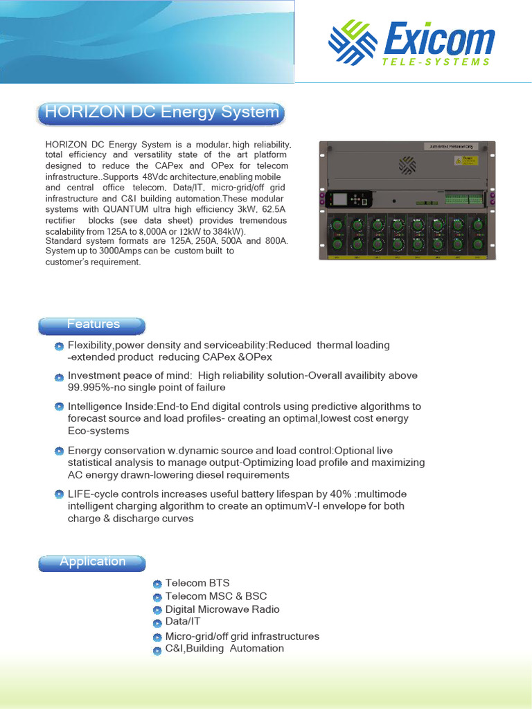 Rectifier Exicom | PDF