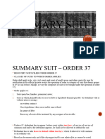 Lecture 18, Summary Suit - Part I