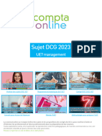 Sujet DCG 2023 UE7 Management