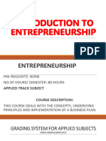 1 Introduction To Entreprenuership