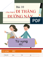 bài 10 - anh đi thẳng đường này