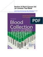 Blood Collection A Short Course 3rd Edition Lorenzo Test Bank