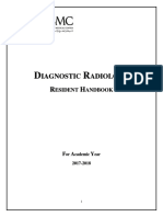 Diagnostic Radiology Resident Handbook 2017-2018