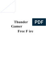 Thunder Gamer Free F Ire