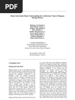 Understanding The Architectural Value of Mangyan Heritage Houses