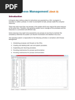 Process Management (Unit 3)