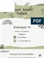 Teori Atom Dalton Kel 10