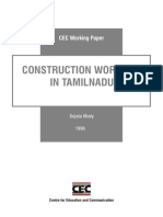 Construction Workersin Tamil Nadu, 1996
