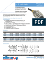 Serie IY - Sensores de Proximidade Indutivos - Folha de Dados