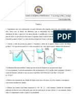 1.º Teste de HMP - 2016