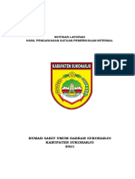 Laporan SPI Tahun 2021 Rsud Sukoharjo