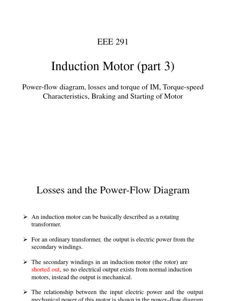 Induction Motor (Part 3) | PDF | Electric Motor | Materials Science